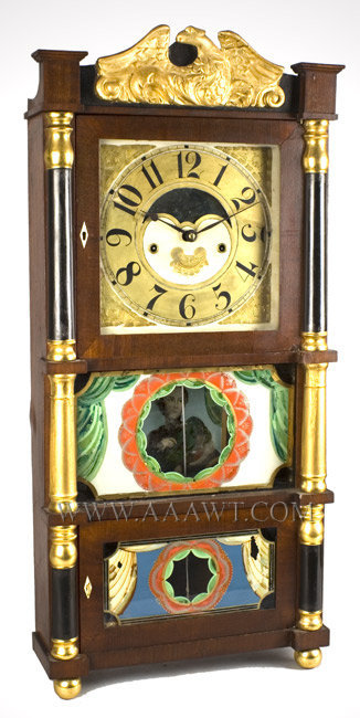 Clock, Shelf Clock, Triple Decker, Strap Movement
Ralph and John B. Terry
Bristol, Connecticut
Circa 1835, entire view